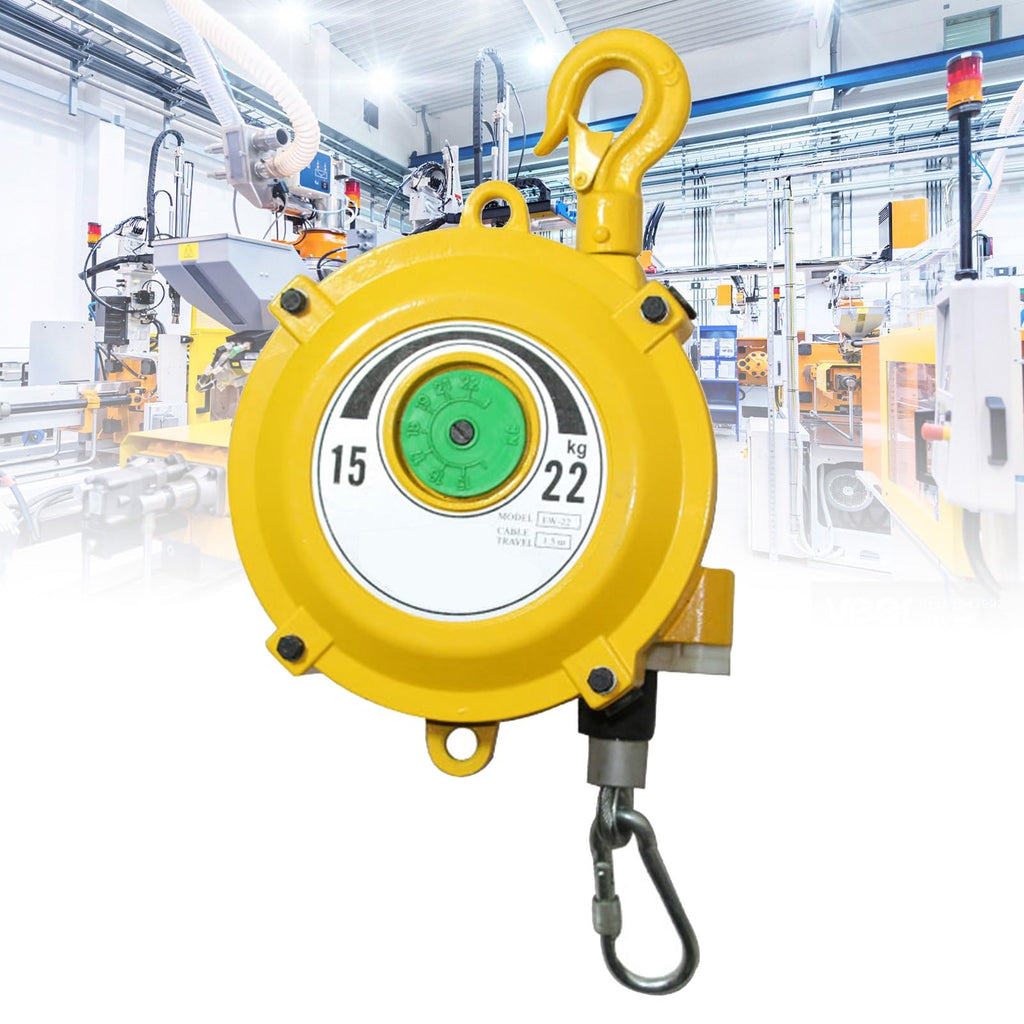 Retractable Spring Balancer - Adjustable Tool Balancer with Hook/Wire Rope for Workshop/Automotive Equipment, 1pcs(40-50kg)
