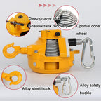 1.5m Heavy-Duty Retractable Spring Balancer Tool with Hook - Ideal for Workshop, Assembly Line & Automotive Use (9-15kg Load Capacity)