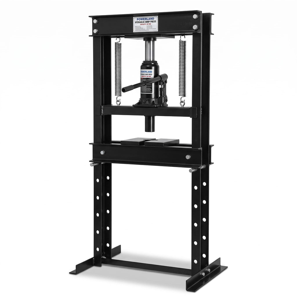 12 Ton Hydraulic Shop Press, 26000 Lbs Automotive Bearing Press