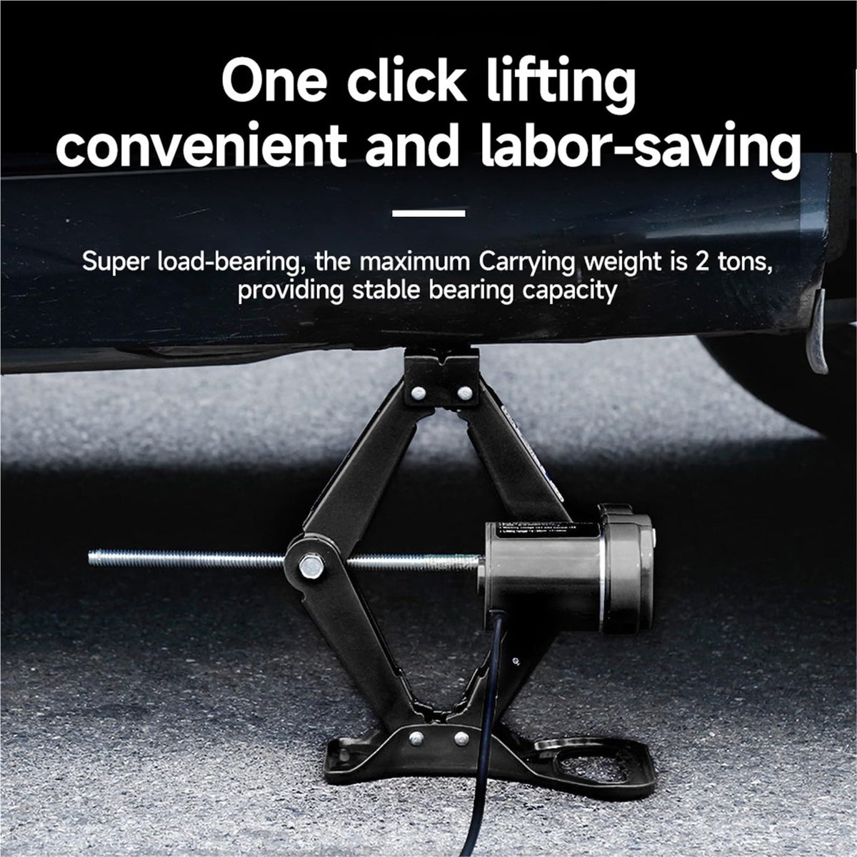 Hydraulic Jack Portable Car 12V Electric Jack Scissor Automatic Lifting 2Ton Machinisms Lift Wheel Disassembly Replacement Aid Tools