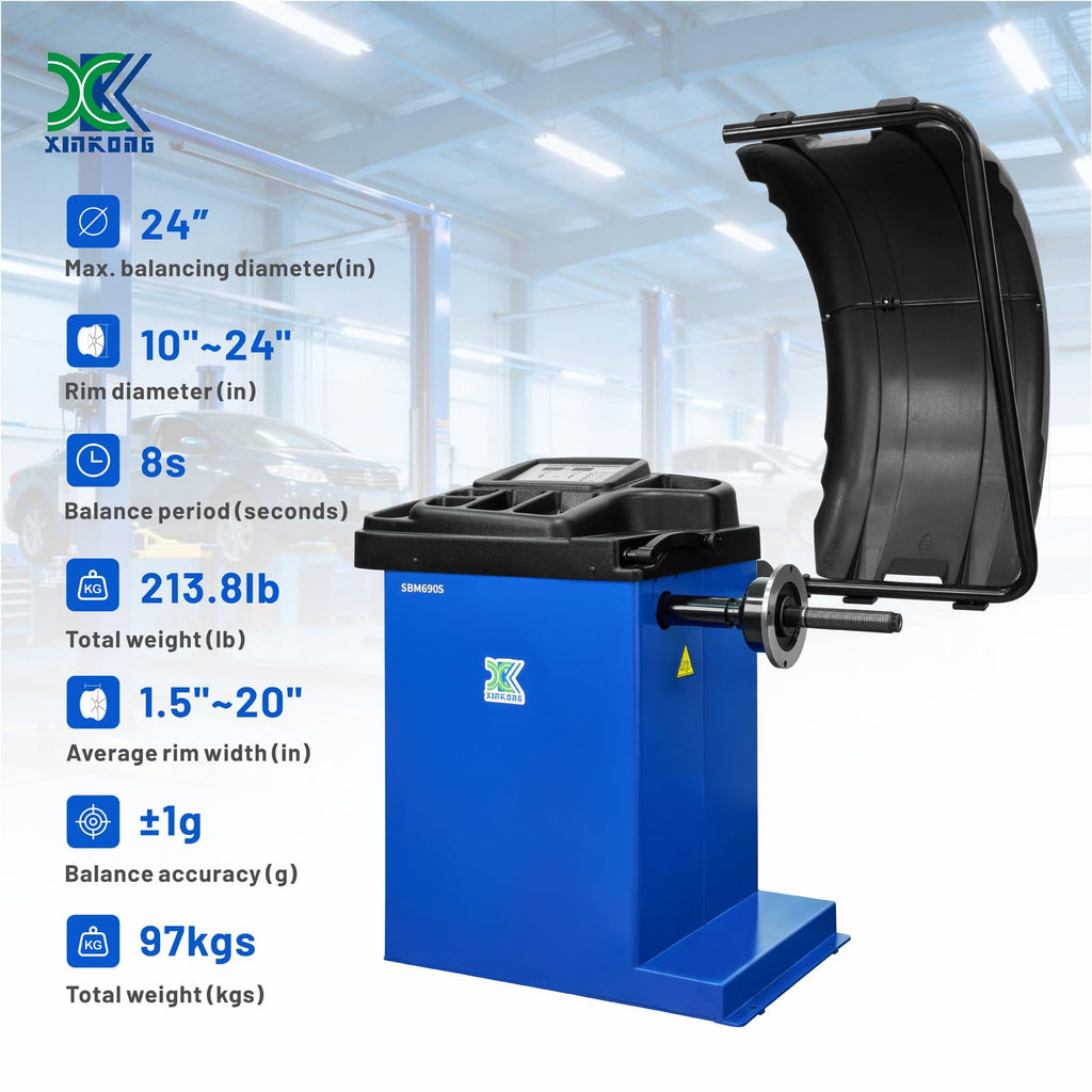 XK Wheel Balancer Rim Car Heavy Duty,110V,690S