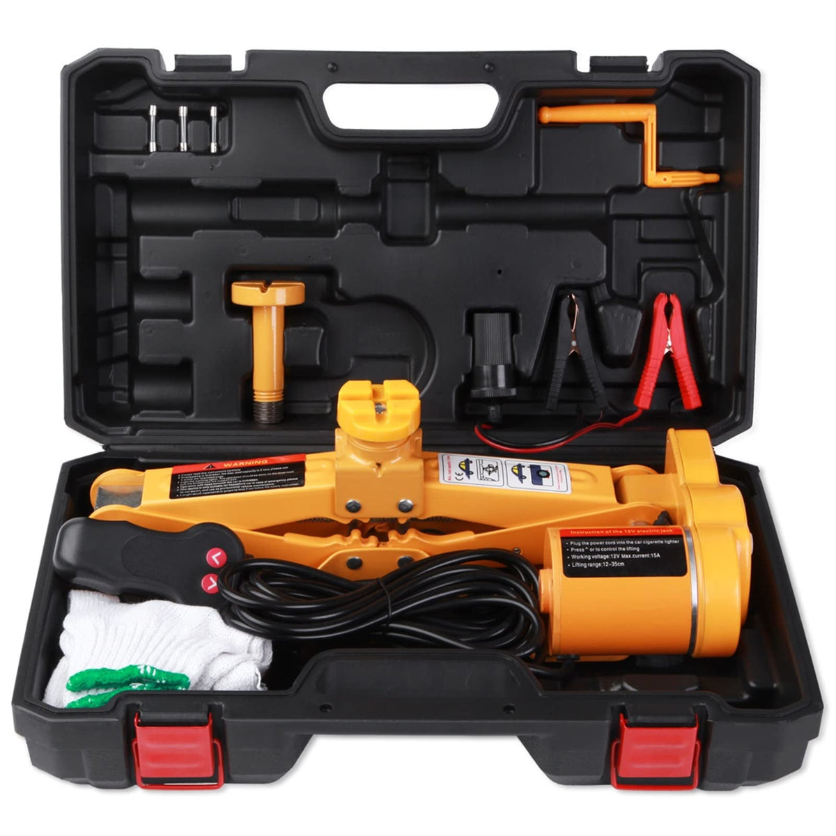 12V Car Jack Lift Multifunctional Auto Electric Hydraulic Tire Repair Tool Kit Powerful and Stable Auto Lifting Repair Tools
