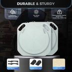 Wheel Alignment Turn Plates,Portable Front End Alignment Tool with Rotating Table,Transition Blocks and Thrust Pads for Car Truck