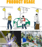 Spring Balancer, Suspendable Telescopic Tool Spring Balancer, Adjustable Balancer Telescopic(Size : 22-30kg)