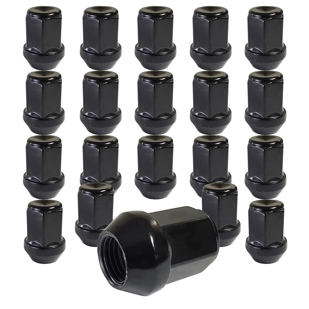 20-KEMUTTER1215GESSW Wheel Nuts M12 x 1.5 60° Tapered Collar Closed SW 19 mm Pack of 20