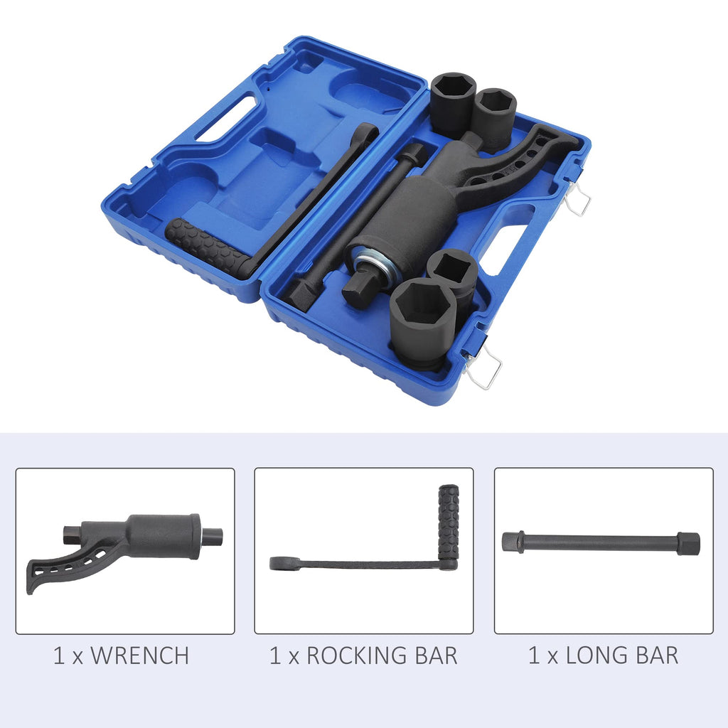 Wrench Heavy Duty Torque Multiplier Wrench Set, Amplifie Lug Nut Remover SY917