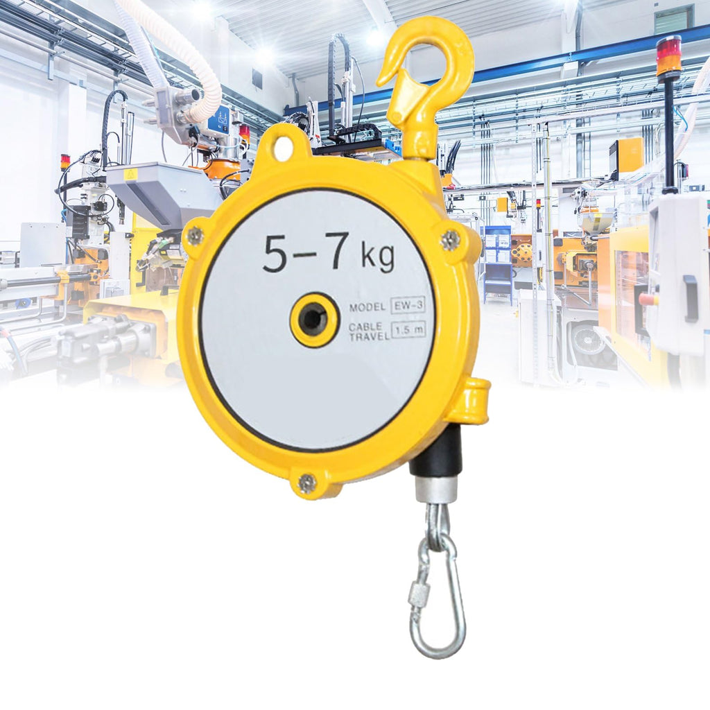 Retractable Spring Balancer - Adjustable Tool Balancer with Hook/Wire Rope for Workshop/Automotive Equipment, 1pcs(40-50kg)