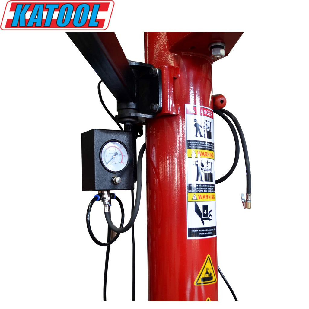 KATOOL KT-T830 Tire Changer and KT-B700 Wheel Balancer Combo, 2.0 HP 120V, Bead Blaster, Alloy Steel Jaw, Industrial Tire Repair and Balancing Machine for Garages