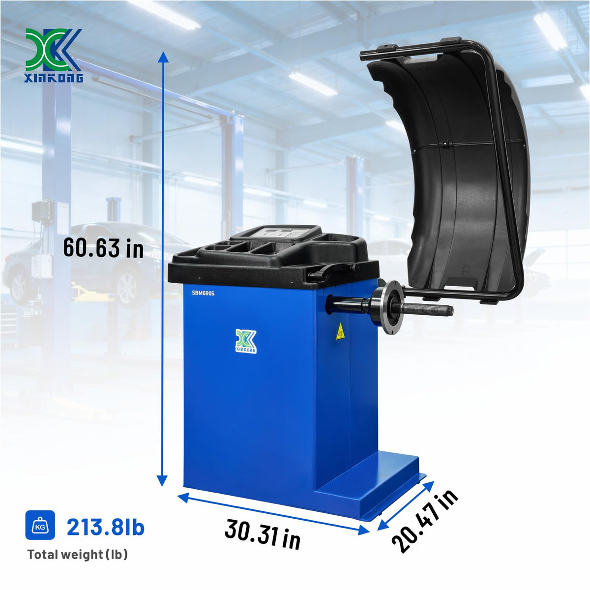 XK Wheel Balancer Rim Car Heavy Duty,110V,690S