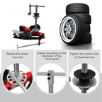 Pneumatic Tire Changer 12-21" Portable for Roadside Rescue