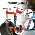 Professional Tire Vulcanizing Machine, Auto Vulcanizing Machine Kit with 8 Molds, Adjustable Height Tower, 120℃–165℃ Temp Control, and 0-180 Min Timer for Spot & Patch Repairs