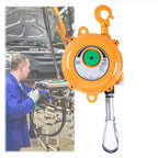 Spring Balancer, Spring Balancer Retractable Tool, Safe Reduce Fatigue, Retractable Self-Locking, for Assembly Line, Hanging, Moving Tools, Fixtures,50-60kg