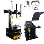 KC 988 Tire Changer Wheel Changers Machine Combo 680S Balancer Rim Clamp 2.0 HP Horse Power Tire Machine Rim for ATV Heavy Duty/1 Year Warranty