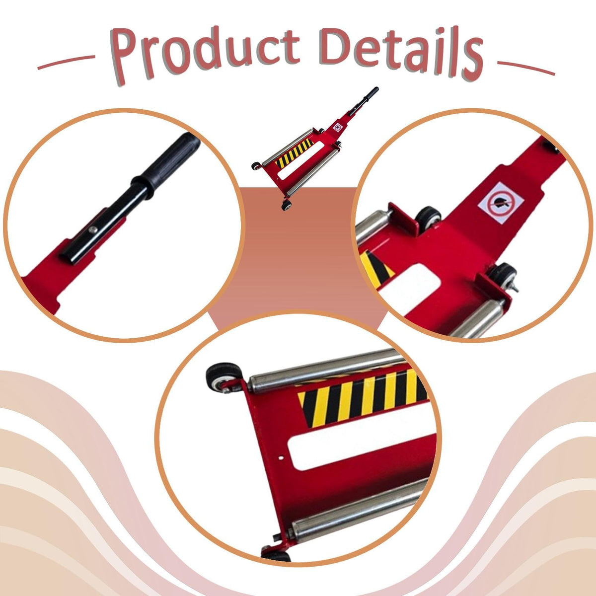 Vaveren Motorcycle Tire Installation Assistance Tool Tire Removal Install Changer Tool Bead Installation Holder High Strength Steel Iron Suitable for Garage
