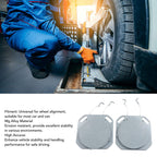 Wheel Alignment Turn Plates, 5 Ton Capacity Wheel Alignment Turn Table, 360 Degree Rotation 2.4in Sliding Distance Wheel Alignment Turntable for Car Truck Van for Garage