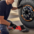 Portable Tire Jack Tool Portable Tire Jack Tool with Roller Plate Heavy Duty Tire Lifter Lifting Tool Duty Trolley Jack