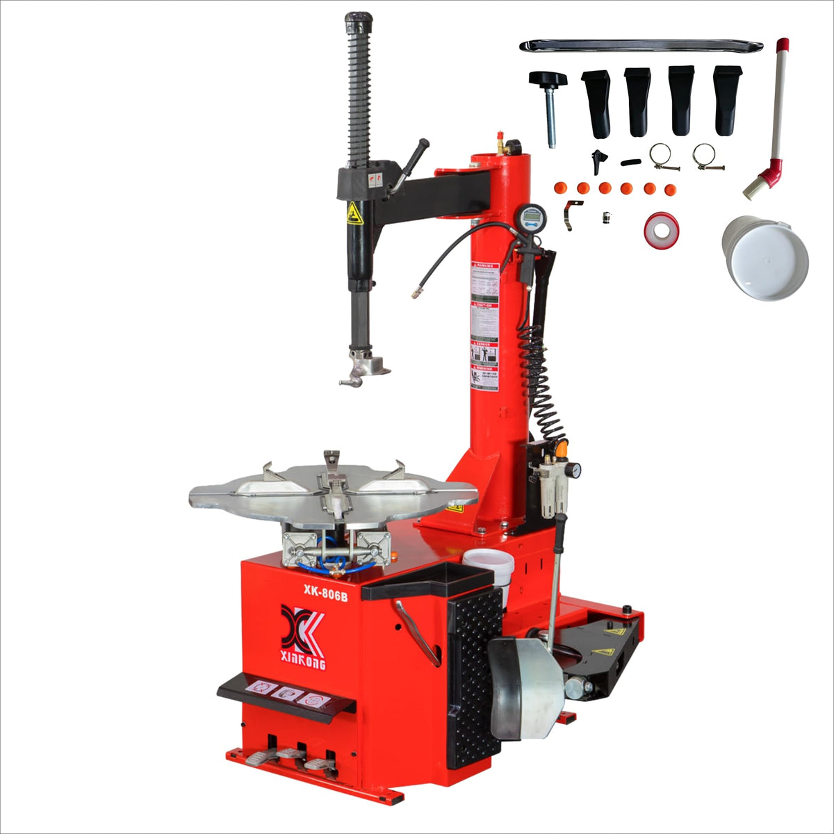 XK Tire Machine,Wheel Changers,Rim Clamp 28 in,110V,2.0HP,806B