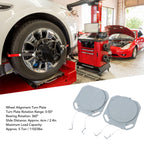 Wheel Alignment Turn Plates, 5 Ton Capacity, 360 Degree Rotation, 2.4in Sliding Distance, Car Truck Wheel Alignment Turntable for Vehicle Van, Wheel Alignment Tool Turntable