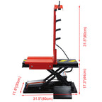 Tire Elevator Lifting Machine Pneumatic Tire Lift Balancing Machine Special Tire Support Device for Tire Dynamic Balancing Machine 6-8BAR Lifting Weight 165LBS