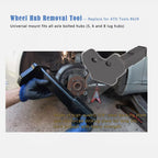 Wheel Bearing Hub Removal Tool, Universal Hub Removal Tool Kit, High Strength Steel for 5 6 8 Lug Hubs, Axle Bolt Hubs Removal Tool with 6 Packs of Accessories (36PCS), Durable and