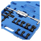 12pc 8-25MM Motorcycle Blind Inner Bearing Puller Tool Kit Slide Hammer Insert Internal Bearing Removal Tool Set