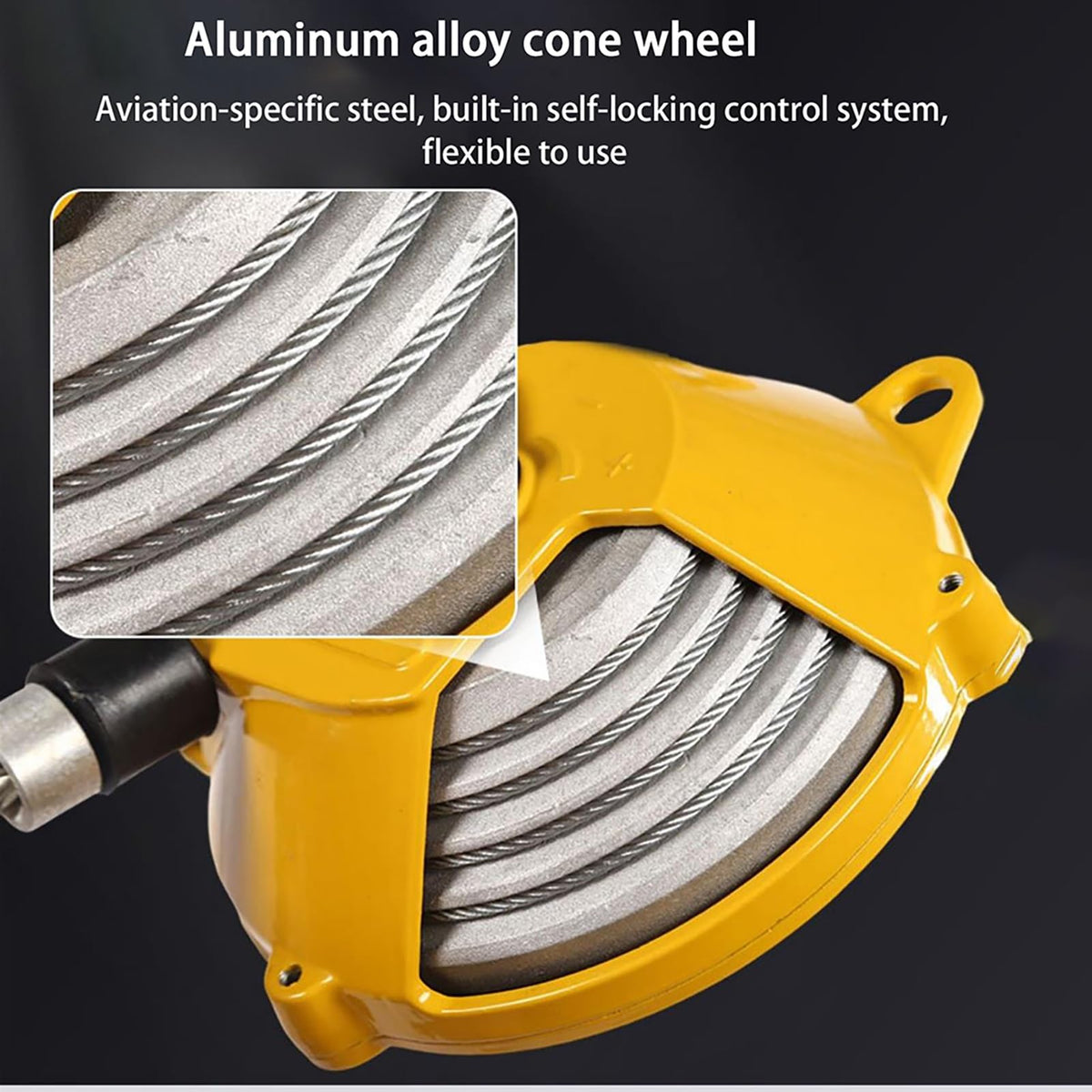 Retractable Spring Balancer, Hanging Retractable Tool Spring Balancer with Self-Locking Function for Tool Used in Automobile Molds, Parts Welding, Etc(3-5kg)