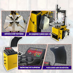 Tire Changer and Tire Balancer Machine Combo Tire Balancer 2040 39'' Max. Wheel Diameter & Tire Changer 811 24'' Rim Tire Changing and Wheel Balancing Machine Combo w/ 2 Year Warranty