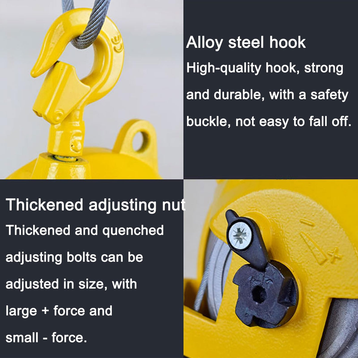 Heavy-Duty Spring Balancer Tool with Hook & Wire Rope | 3-5kg Capacity | Durable Suspension Support for Workshop & Automotive Equipment, Ideal for Professional Use