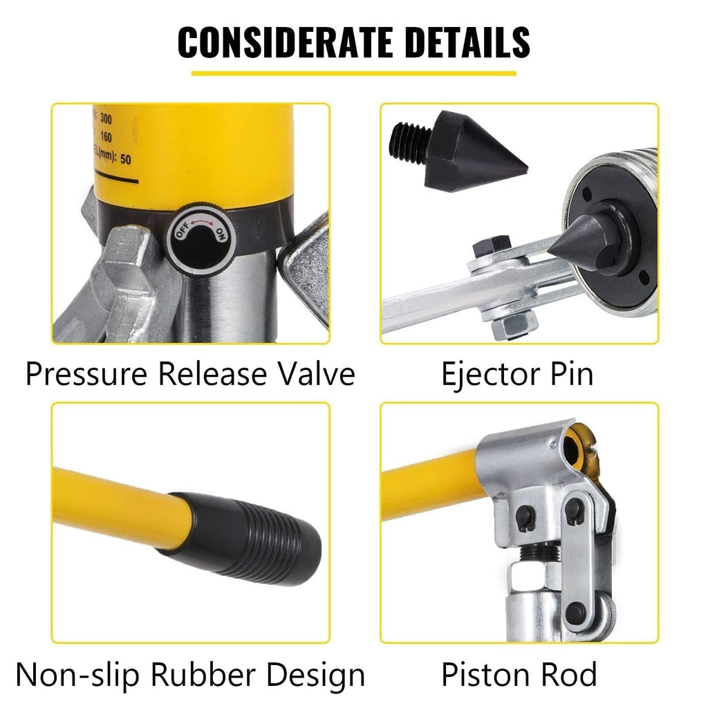 15 Ton Hydraulic Gear Puller, with Adjustable 3 Jaws Wheel Bearing Pulling Separator, Wheel Bearing Hub Removal Tool