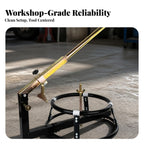 Motorcycle Tire Removal Tool Adjustable Clamp Post, Manual Tire Changer with Lever Arm, for Workshop
