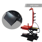 Pneumatic Tire Electric Lift Balancing Machine, 165 LBS Tire Elevator Lifting Device,75-mm AL Bearing-Linked Wheel Lifter