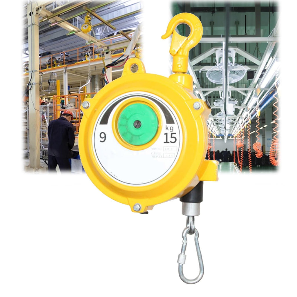 Spring Balancer, Tool Balancer, Retractable Balancer with Wire Rope and Hook, for Assembly Line, Workshop and Automotive Equipment, Multifunctional Auxiliary Tools (40-50kg