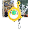 Heavy-Duty Retractable Spring Balancer Tool with Wire Rope & Hook for Workshop, Automotive & Assembly Line Use - 1pc (9-15kg) - Durable Load Suspension Solution