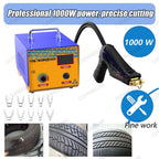 Industrial Grade 1000W Tire Grooving Machine - 10 U Blades + 10 V Blades, Adjustable Voltage, Overheat Protection, Tire Grooving Machine for Solid Tires/Car Tires/Truck Tires/ATV Tires