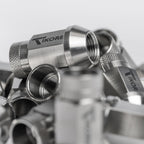 TK40 Lug Nut Set Open Conical M12x1.25 Standard Finish Tikore Logo 20pcs - TK-OC1212-ST20