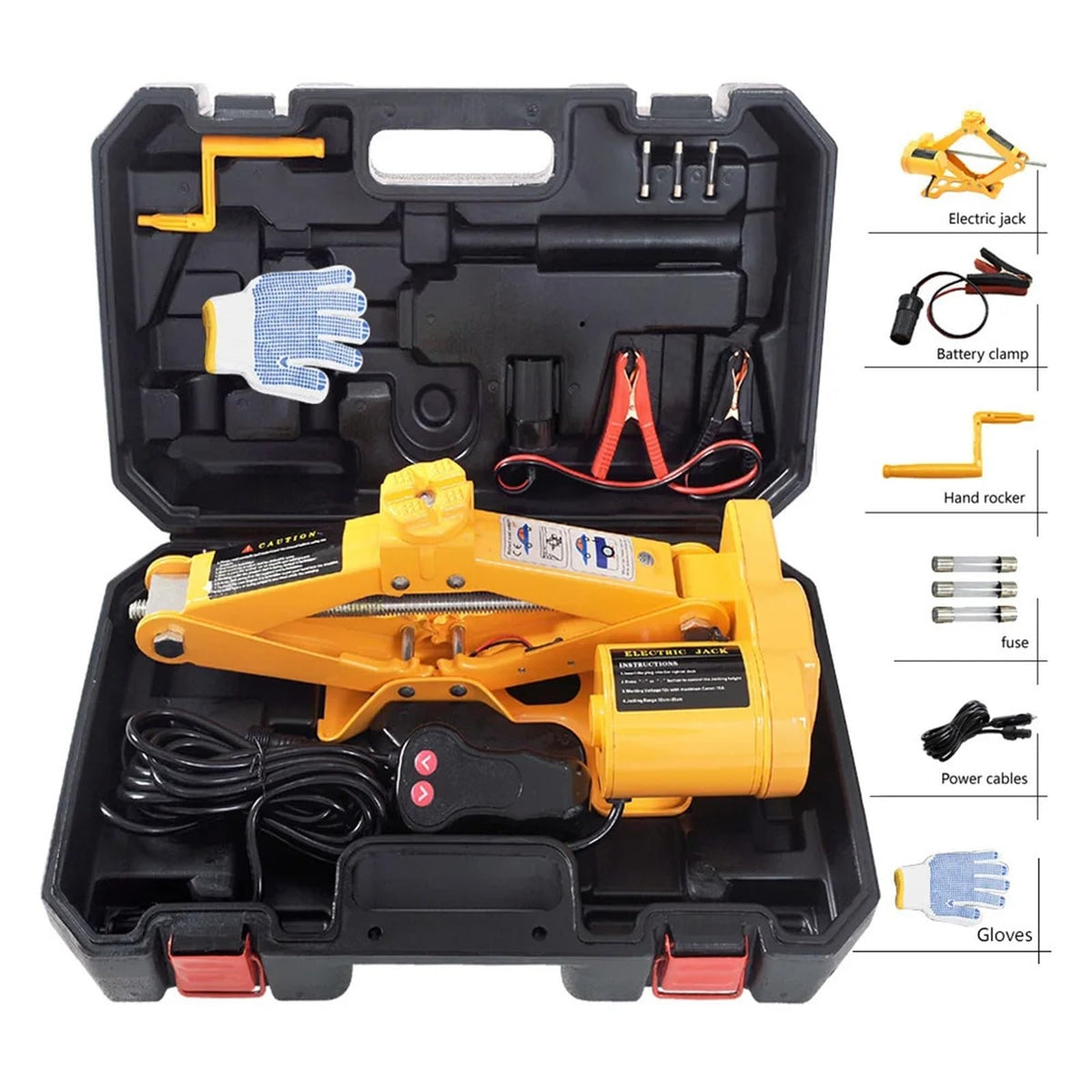Portable Scissor Jacks Automatic Lifting 2Ton Machinisms Lift Jack Wheel Disassembly Replacement Aid Tools Car Jacks