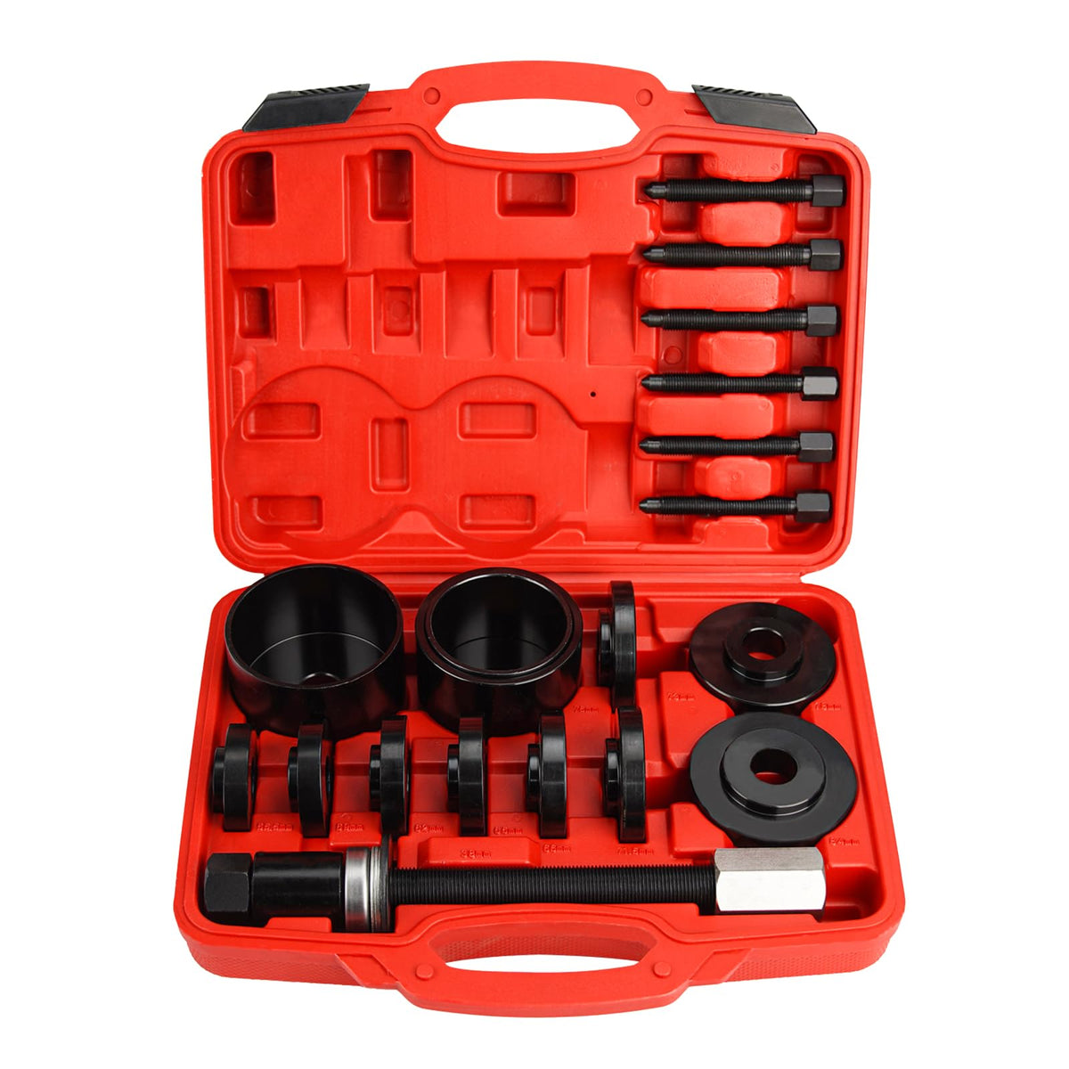 19pcs Front Wheel Drive Bearing Puller Front Wheel Drive Bearing Press kit Front Wheel Drive Bearing Removal Installationol Wheel Bearing Removal Kit