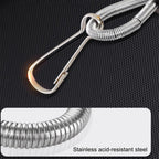 Retractable Adjustable Spring Balancer 2m Wire & Hook - Heavy Duty Garage & Automotive Equipment (0.6-3.0kg) for Tools, Equipment & Workshop Use,0.6-3.0kg