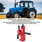 Srliya Manual Tire Bead Breaker, Effortless for Tires up to 42 Inches Lightweight Heavy Duty with Clamping Claw and Adjustable Screws, for Cars SUVs Trucks Tractors ATVs RVs