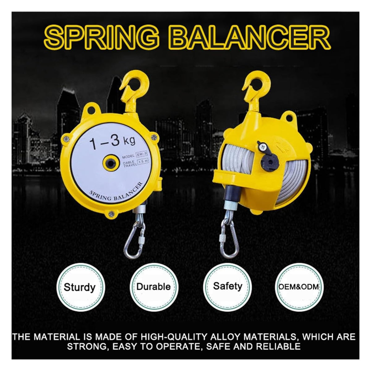 Spring Balancer Tower Type Pneumatic Combination Strapping Tool Balancing Lifting Jack,Multifunctional Auxiliary Tools(5-9kg