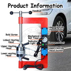 Professional Tire Vulcanizing Machine Kit with 8 Molds, Car Tire Vulcanizing Machine, 120℃–165℃ Auto Temp Control & 0-180 Min Timer for Permanent Patch Repair on Car & Small Truck Tires