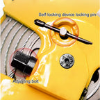 Self-Locking Spring Balancer with 1.5m Cable & Hook - Retractable Workshop Tool, 5-9kg Capacity, Ideal for Automotive Equipment & Multifunctional Use