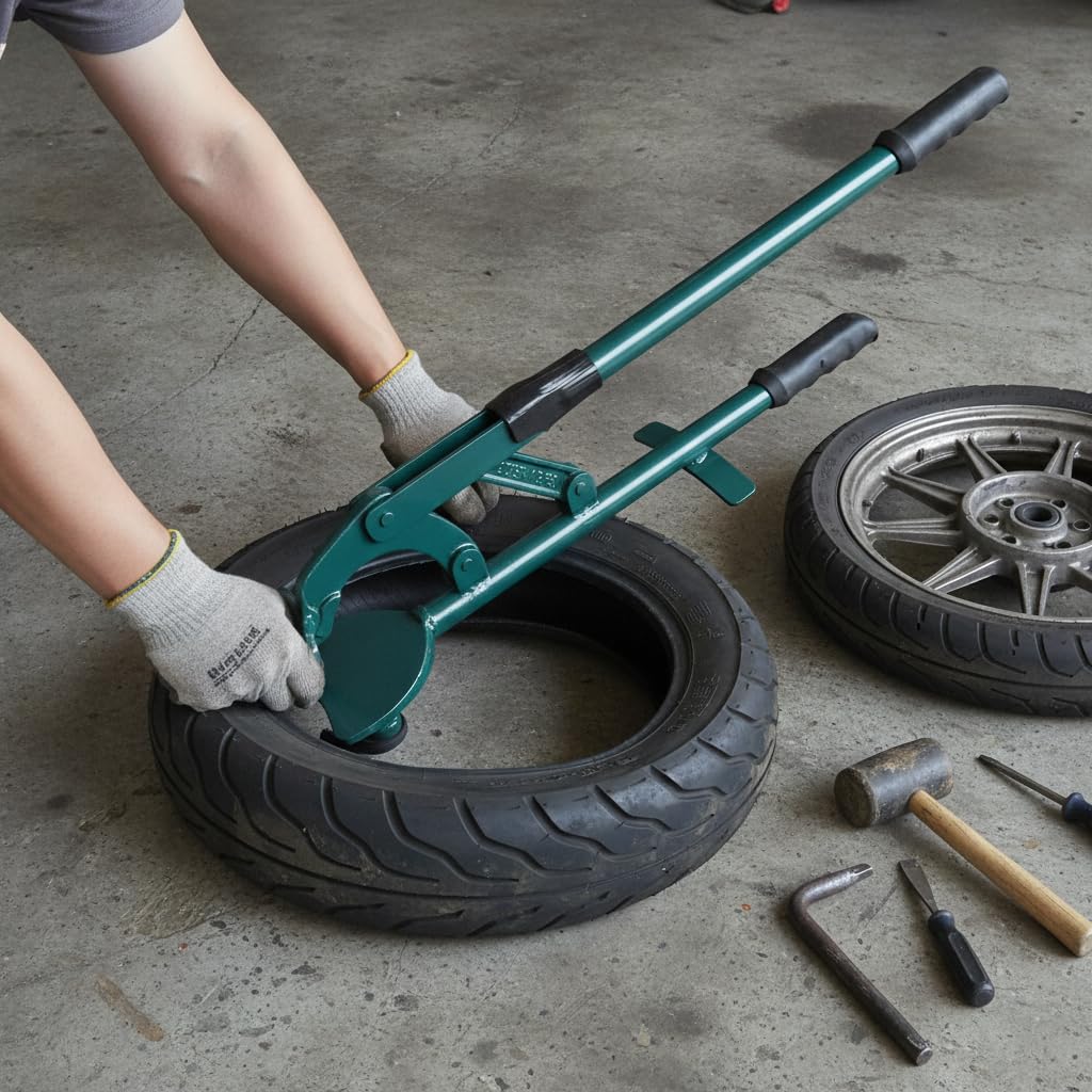 Manual Bead Breaker Tool for Motorcycle and Tires, for Workshops - for