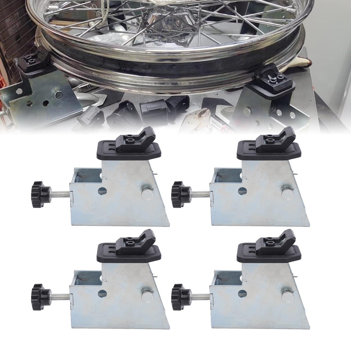 Akozon Motorcycle Tire Changer Adapter Efficient Tire Machine Adapter Car ATV Dirt Bike
