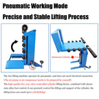 Pneumatic Tyre Wheel Lifter for Tire Changer Pneumatic Tire Lifter Tire Lifting Machine 80kg Tyre Wheel Moving Carrying Device, 176lbs (80kg) Capacity and 30.7" (78cm) Maximum Lifting Height