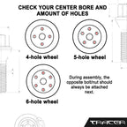 TRACER 20x Open Wheel Nuts M12 x 1.5 Taper Collar 60° 22 Spanner Width 17 mm Compatible with Genesis, G70, G70 HTRAC