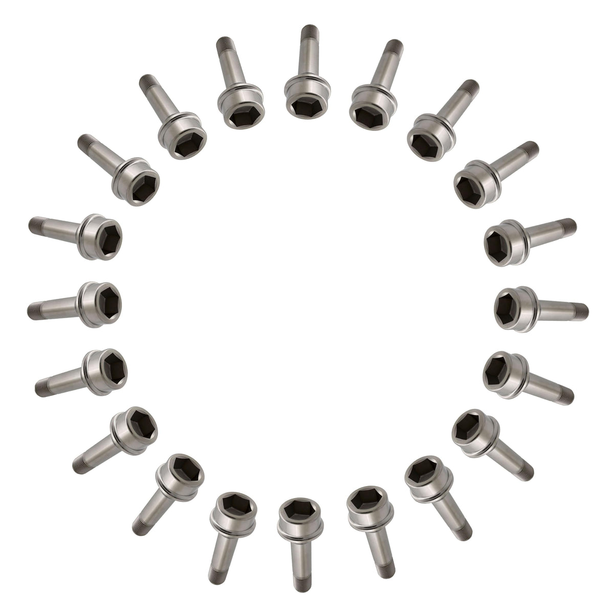RISON Titanium Wheel Lug Bolts M14x1.5x52/67mm Lug Bolts Aerospace Grade 6AL4V Lightweight and Durability Lug Bolt Car Accessories for Ferrari Pack of 20pcs (Original, M14X1.5X67mm)
