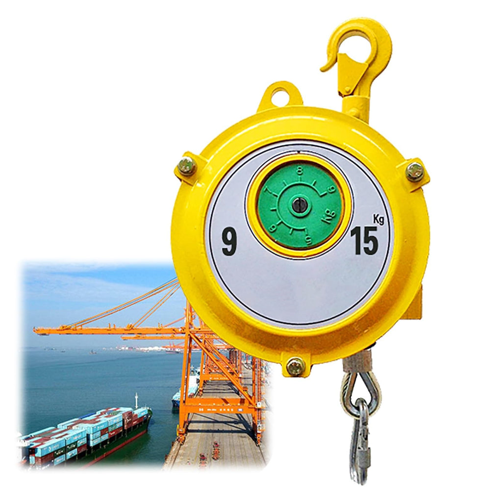 Load-Bearing Spring Balancer,Adjustable Spring Balancer Thick Steel Wire Rope Assembly Line Used for Hanging, Placing, Transporting and Dismantling Tools Etc.(22-30kg)