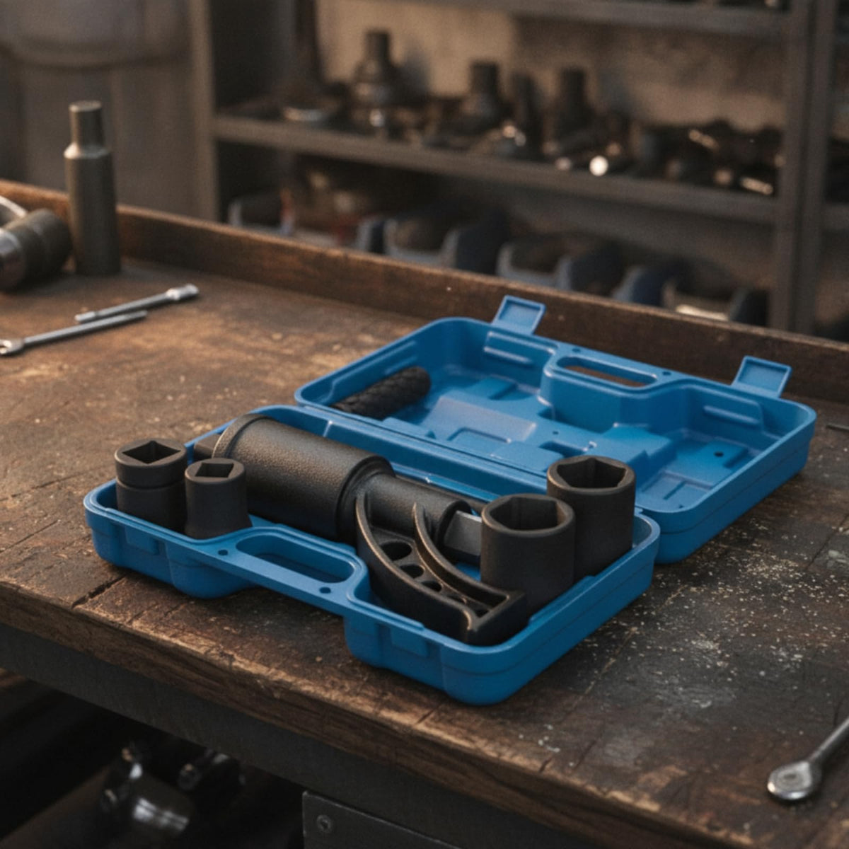 Torques Multiplier Wrench Heavy Duty Tire Wrench Easy to Use with Sockets for Mechanics, Roadside Emergencies