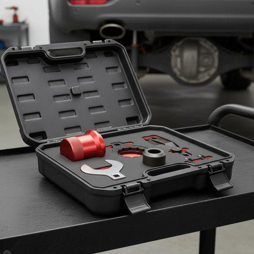 Baoblaze Differential Service Rear Differential Removal Tool Auto Repair Bearing Press Kit Carbon Steel Construction Suitable for Mechanics Garage Workshop Bearing Replacement